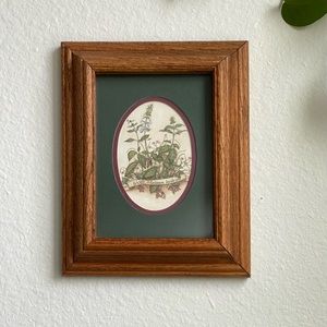 Vintage Framed Basil Art Print